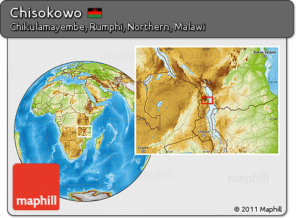Physical Location Map of Chisokowo