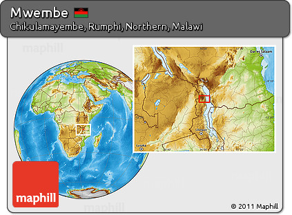 Physical Location Map of Mwembe