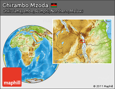 Physical Location Map of Chirambo Mzoda
