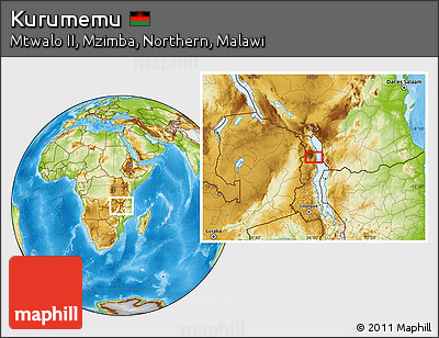 Physical Location Map of Kurumemu