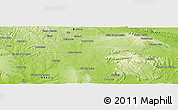 Physical Panoramic Map of the area around 10° 48' 54" S, 38° 10' 29" W