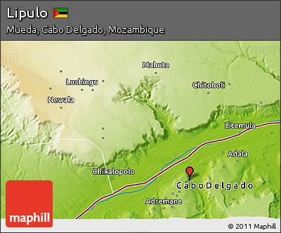 Physical 3D Map of Lipulo