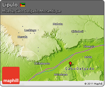 Physical 3D Map of Lipulo