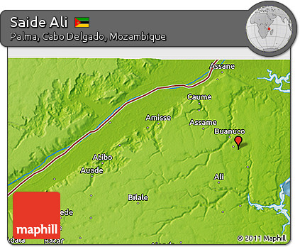 Physical 3D Map of Saide Ali