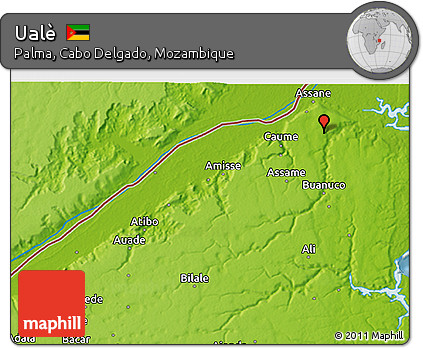 Physical 3D Map of Ualè