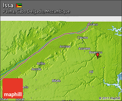 Physical 3D Map of Issa
