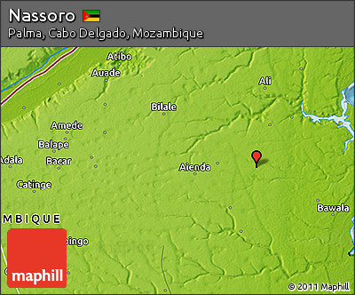 Physical 3D Map of Nassoro