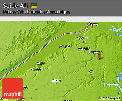 Physical 3D Map of Saide Ali