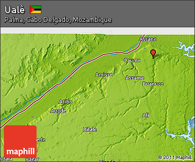 Physical 3D Map of Ualè