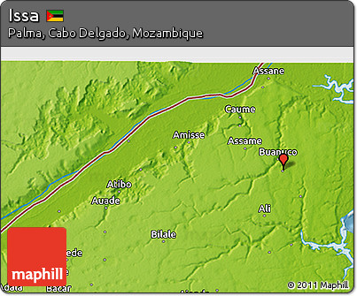 Physical 3D Map of Issa