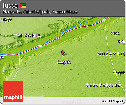 Physical 3D Map of Iussa
