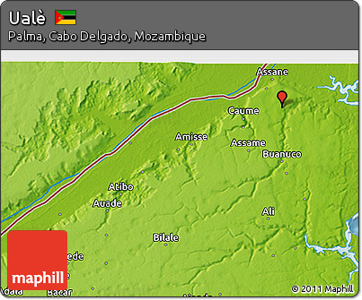 Physical 3D Map of Ualè