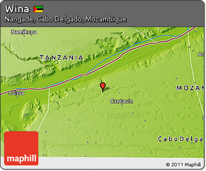 Physical 3D Map of Wina