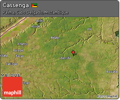 Satellite 3D Map of Cassenga