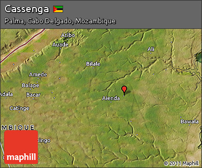 Satellite 3D Map of Cassenga