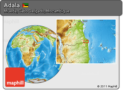 Physical Location Map of Adala