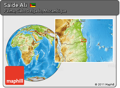 Physical Location Map of Saide Ali