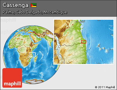 Physical Location Map of Cassenga