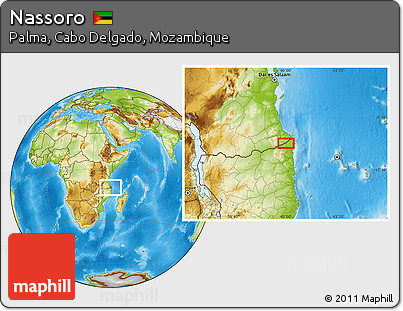 Physical Location Map of Nassoro