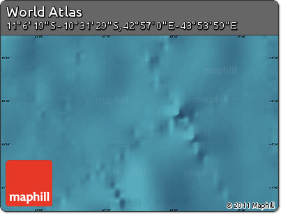 Satellite Map of the Area around 10° 48' 54" S, 43° 25' 29" E