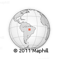 Outline Map of the Area around 10° 48' 54" S, 52° 37' 30" W, rectangular outline