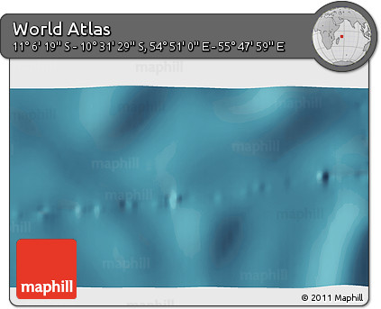 Satellite 3D Map of the Area around 10° 48' 54" S, 55° 19' 30" E