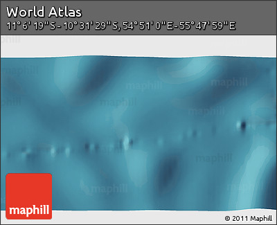 Satellite 3D Map of the Area around 10° 48' 54" S, 55° 19' 30" E