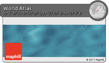 Satellite Panoramic Map of the Area around 10° 48' 54" S, 57° 52' 30" E