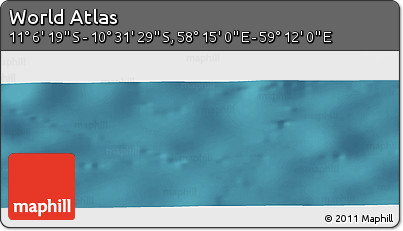Satellite Panoramic Map of the Area around 10° 48' 54" S, 58° 43' 30" E