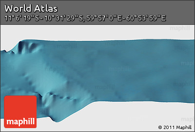 Satellite Panoramic Map of the Area around 10° 48' 54" S, 60° 25' 29" E