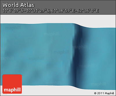 Satellite 3D Map of the Area around 10° 48' 54" S, 62° 7' 30" E