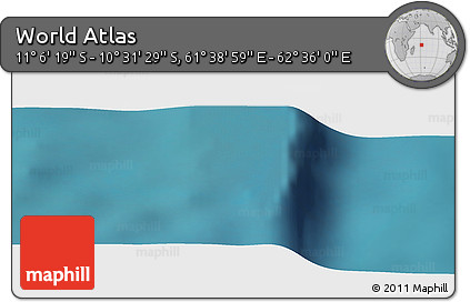 Satellite Panoramic Map of the Area around 10° 48' 54" S, 62° 7' 30" E