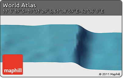 Satellite Panoramic Map of the Area around 10° 48' 54" S, 62° 7' 30" E