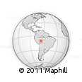 Outline Map of the Area around 10° 48' 54" S, 67° 4' 29" W, rectangular outline