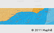 Political Panoramic Map of the area around 10° 48' 54" S, 67° 55' 30" W