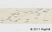 Shaded Relief Panoramic Map of the area around 10° 48' 54" S, 67° 55' 30" W