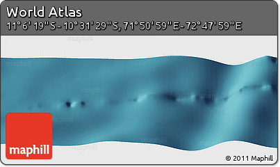 Satellite Panoramic Map of the Area around 10° 48' 54" S, 72° 19' 29" E