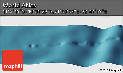 Satellite Panoramic Map of the Area around 10° 48' 54" S, 72° 19' 29" E