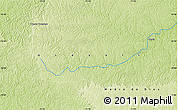 Physical Map of the area around 10° 48' 54" S, 72° 10' 30" W