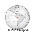Outline Map of the Area around 10° 48' 54" S, 72° 10' 30" W, rectangular outline