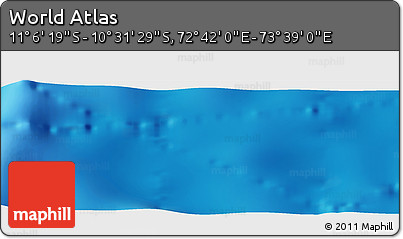 Physical Panoramic Map of the Area around 10° 48' 54" S, 73° 10' 30" E