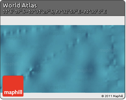 Satellite 3D Map of the Area around 10° 48' 54" S, 74° 1' 30" E
