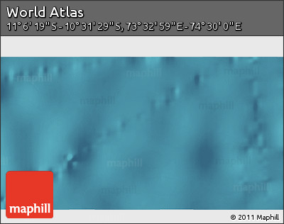 Satellite 3D Map of the Area around 10° 48' 54" S, 74° 1' 30" E