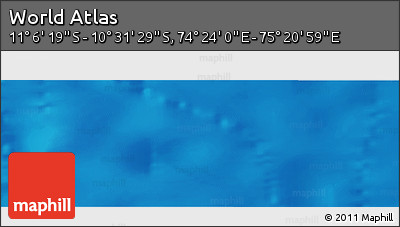 Physical Panoramic Map of the Area around 10° 48' 54" S, 74° 52' 30" E