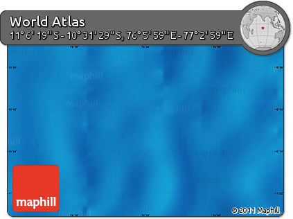 Physical Map of the Area around 10° 48' 54" S, 76° 34' 29" E