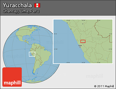 Savanna Style Location Map of Yuracchala