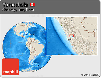 Shaded Relief Location Map of Yuracchala