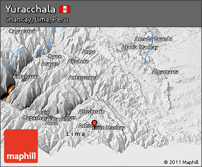 Physical Panoramic Map of Yuracchala