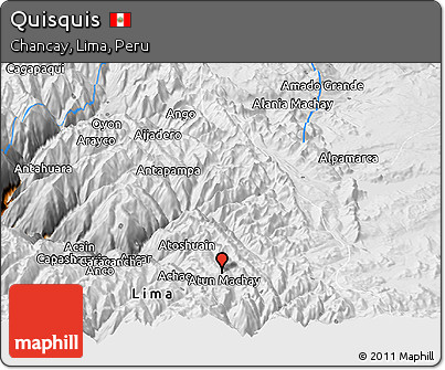 Physical Panoramic Map of Quisquis