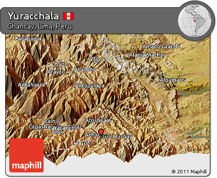 Satellite Panoramic Map of Yuracchala
